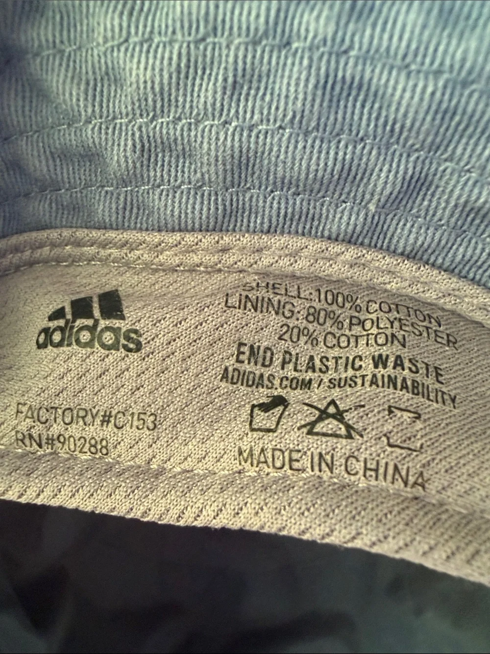 Adidas bucket hat blue